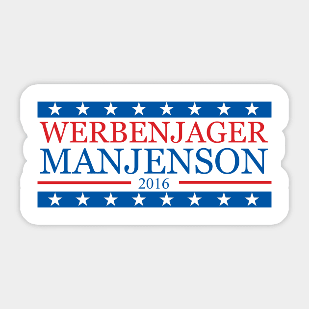 Werbenjagermanjenson 2016 Sticker by jingacoo